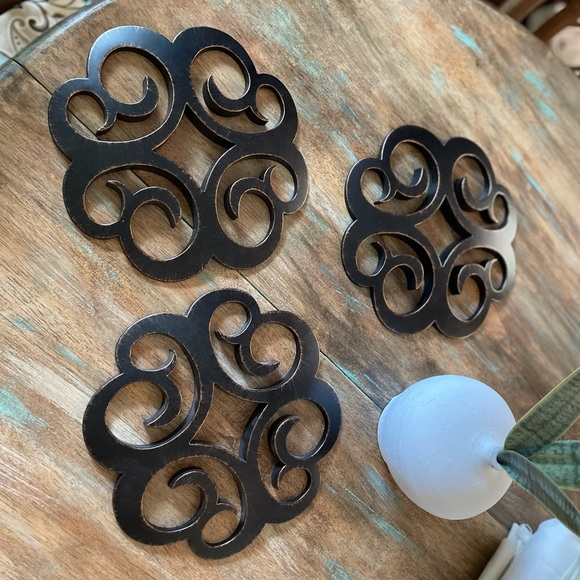 Boho vintage decor plastic wall hanging - Picture 5 of 6